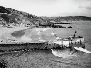 Steam Museum Exhibits UK Prints: The Banjo Pier at Looe, Cornwall, c. 1930