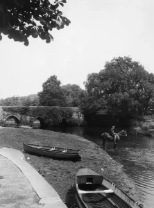 Cornwall Railway History Prints: River Fowey, Lostwithiel, 1927