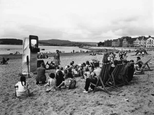 GWR Museum STEAM Prints: Exmouth Beach, Devon, July 1950