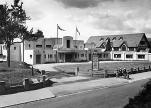 Print of the Winter Garden Pavilion, Droitwich Spa