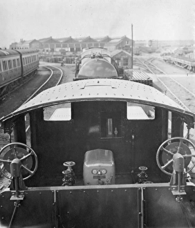 GWR Weedkilling Train - view of cab and oil tanker GWR Weedkilling Train - view of cab and oil tanker