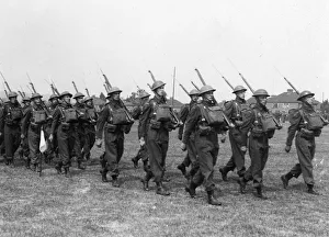 GWRs Home Guard battalions on parade at Castle Bar Park in London, c.1940 GWRs Home Guard battalions on parade at Castle Bar Park in London, c.1940