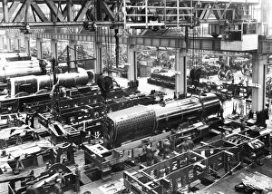 King Class engines under construction at Swindon Works, 1927 King Class engines under construction at Swindon Works, 1927