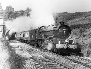 King George V hauling an express train