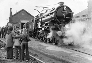 King George V at Swindon Works, 1970s