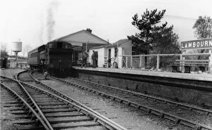 Images Dated 20th December 2013: Lambourn Station c. 1950s