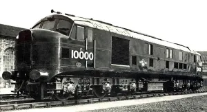 LMS Diesel Locomotive Print in British Rail livery