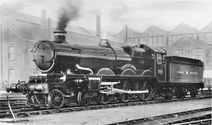 Castle Class Locomotive Prints: Print of Castle Class Locomotive No. 5028 at Swindon Works