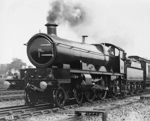 Prints of Star Class locomotive, built 1906. Seen here with the original Atlantic 4-4-2 wheel arrangement. The wheel arrangement was changed to 4-6-0 in 1909. It was also renumbered 4000 in 1912 Standard Gauge Prints: Print of No 40 North Star, a 1906-built Star Class locomotive