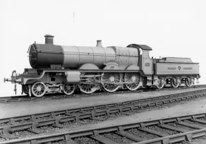 Prints of Built 1907. Seen here in Works grey livery Locomotive Prints: Print of Star Class Locomotive No. 4021 in Works Grey Livery, 1907