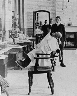 Images Dated 30th July 2007: Medical Fund Hairdressing Room, Milton Road, c1910