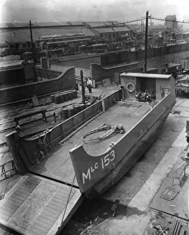 Motor landing craft built by the GWR at Swindon Works, 1942 Motor landing craft built by the GWR at Swindon Works, 1942