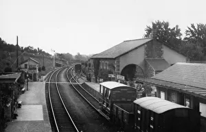 Newnham on Severn Station and Goods Shed, Gloucestershire, c.1910 Newnham on Severn Station and Goods Shed, Gloucestershire, c.1910