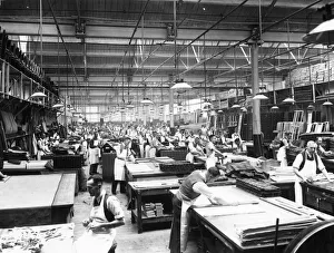 No. 9 Carriage Trimming Shop, October 1937 No. 9 Carriage Trimming Shop, October 1937