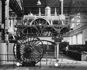 North Star in A Shop, Swindon Works, 1953 North Star in A Shop, Swindon Works, 1953