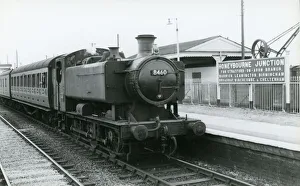 Pannier Tank 8460, at Honeybourne Junction Pannier Tank 8460, at Honeybourne Junction