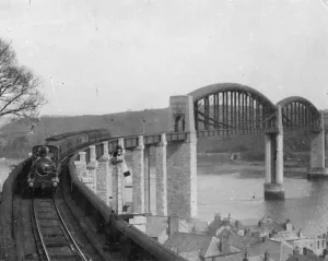 Print of Royal Albert Bridge, c1900