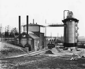 Prints of Bridges, Viaducts and Tunnels, Gatehampton bridge and pumping station HEX 026 Bridges, Viaducts And Tunnels Prints: Gatehampton bridge and pumping station print