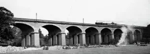 Isambard Kingdom Brunel Prints: Wharncliffe Viaduct Print, c1920s