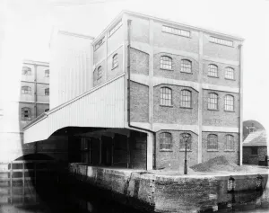 Brentford Docks Warehouse Print, c1920