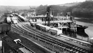 Place Prints: GWR Docks Fowey Print, c1920s
