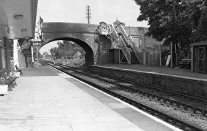 Purton Station, steps to road bridge Purton Station, steps to road bridge