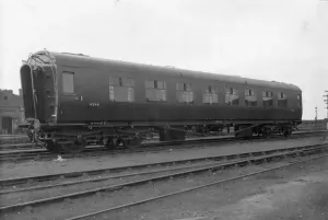 Print of Carriage No. 4329 from the US General Dwight D. Eisenhower's Train in 1942