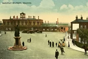 Images Dated 13th August 2007: Reading Station, c1910
