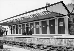 Royal Tour of Wales - Pembroke Town Station, 1955 Royal Tour of Wales - Pembroke Town Station, 1955