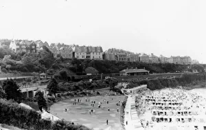 St Ives Station, Porthminster Beach and Pitch & Putt, c.1950s St Ives Station, Porthminster Beach and Pitch & Putt, c.1950s