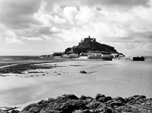 St Michael's Mount at Low Tide, August 1935 St Michael's Mount at Low Tide, August 1935