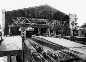 Isambard Kingdom Brunel Prints: Print of Exeter St Davids Station Roof, 1912