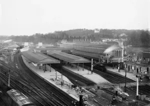 Isambard Kingdom Brunel Prints: Print of Exeter St Davids Station, Devon, c. 1914