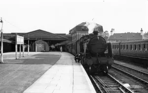 Newton Abbot Station Print, 1945
