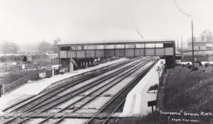 Badminton Station Print: A 1903 View of the Gloucestershire Railway