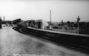 Vintage Railway Stations UK Prints: Lydney Junction Station, Gloucestershire, c. 1910