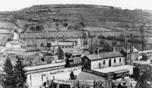 GWR Museum Prints: Bromyard Station and Downs, Herefordshire, c. 1890s