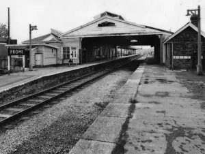 Print of Frome Station, Somerset, circa 1970