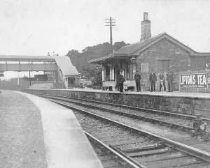 Wishford Station Print, c. 1920s