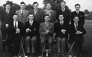 Swindon Works, Drawing Office Putting Team, 1955 Swindon Works, Drawing Office Putting Team, 1955