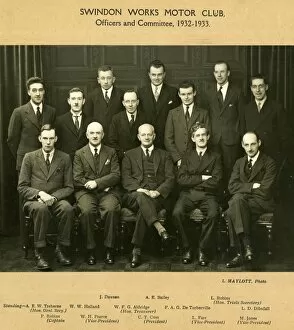 People Canvas Print Collection: GWR Staff at Leisure