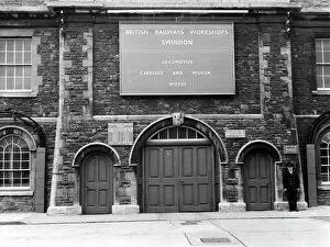 Images Dated 14th February 2011: Swindon Works tunnel entrance, 1966