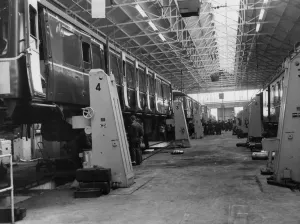 Print of No 19 Shop, Carriage Lifting Facility