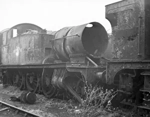 Tank locomotive No. 5521 at Barry Scrapyard, 1975 Tank locomotive No. 5521 at Barry Scrapyard, 1975