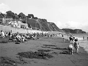Teignmouth, East Beach, August 1950 Teignmouth, East Beach, August 1950