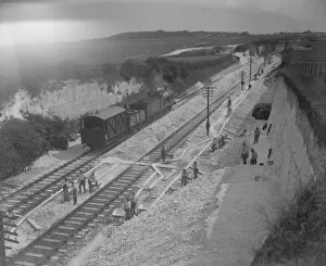 Images Dated 15th May 2009: Constructing the Thanet Line, 1926