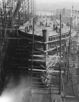 Ferry construction for the Southern Railway, Tyneside February 1 Ferry construction for the Southern Railway, Tyneside February 1
