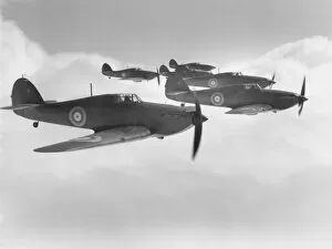 Interwar Collection: Hawker Hurricane I aircraft of 111 Sqn RAF