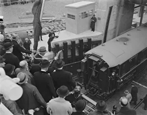Inauguration of the boat train service, Dover 1936 Inauguration of the boat train service, Dover 1936