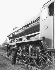 Lord Nelson Prints: Print of Lord Nelson Southern Railway locomotive at Waterloo